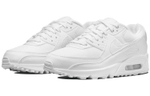 Nike Air Max 90 Next Nature retro simple synthetic leather shock absorption, non-slip, wear-resistant, rebound low-cut casual running shoes women's white