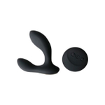 Массажер простаты с дистанционным управлением Hugo (Цвет: черный)