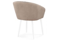 Кресло Корсо бежевое / белое