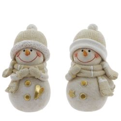 GAEM Фигурка декоративная "Снеговик", L5 W5 H8 см, 2в.