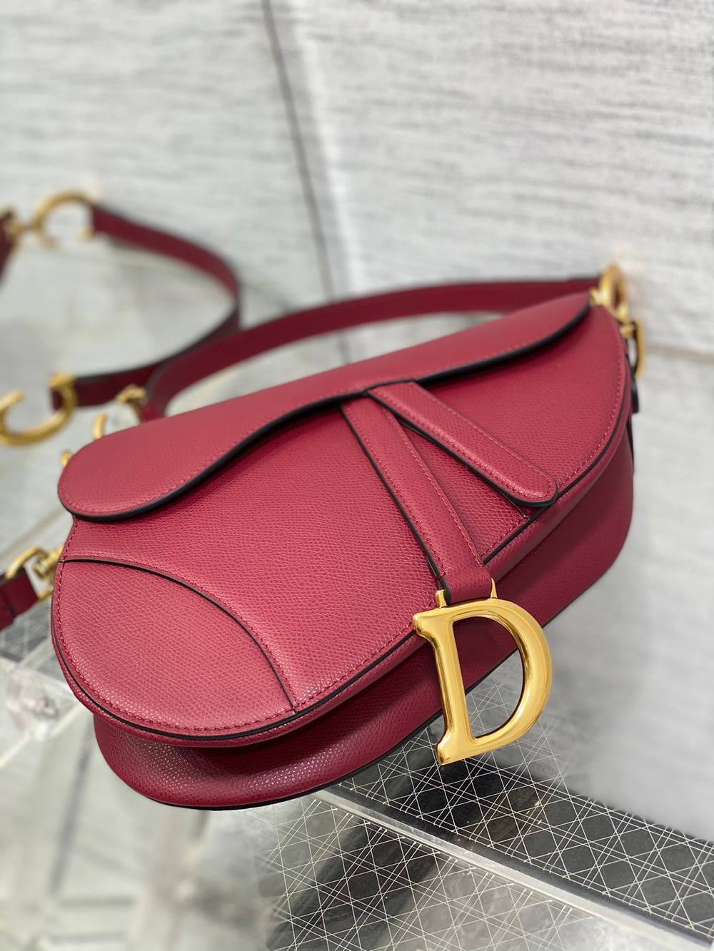 Christian Dior Saddle Bag with Strap