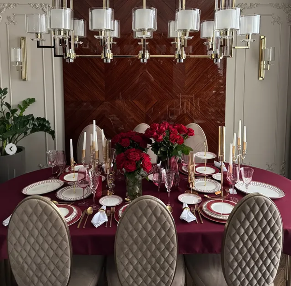 Закусочная тарелка средняя First Lady Королевская Бургундия