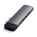 Power Bank 10000 mAh+БЗУ Quatro Wireless Satechi gray