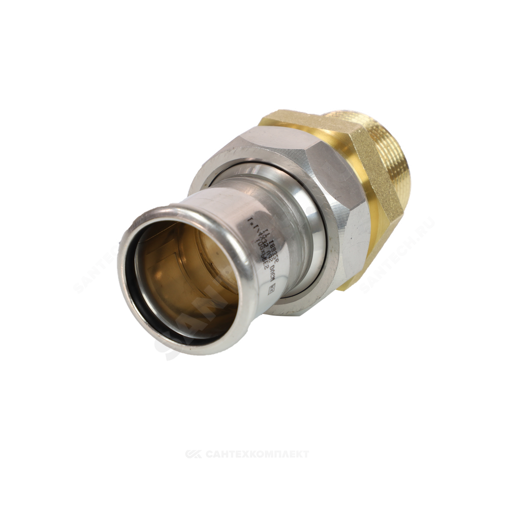 Муфта разъемная сталь нерж AISI 316L Дн 35х1 1/4" Ру16 пресс/НР Inoxpres RM 184035002