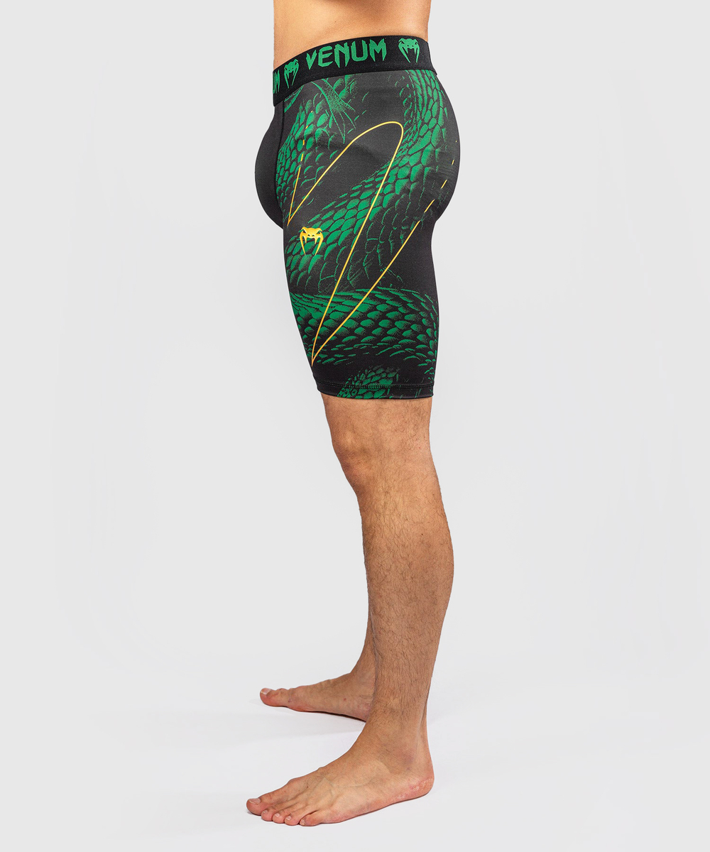 Шорты компрессионные Venum Matupa Black/Green/Gold