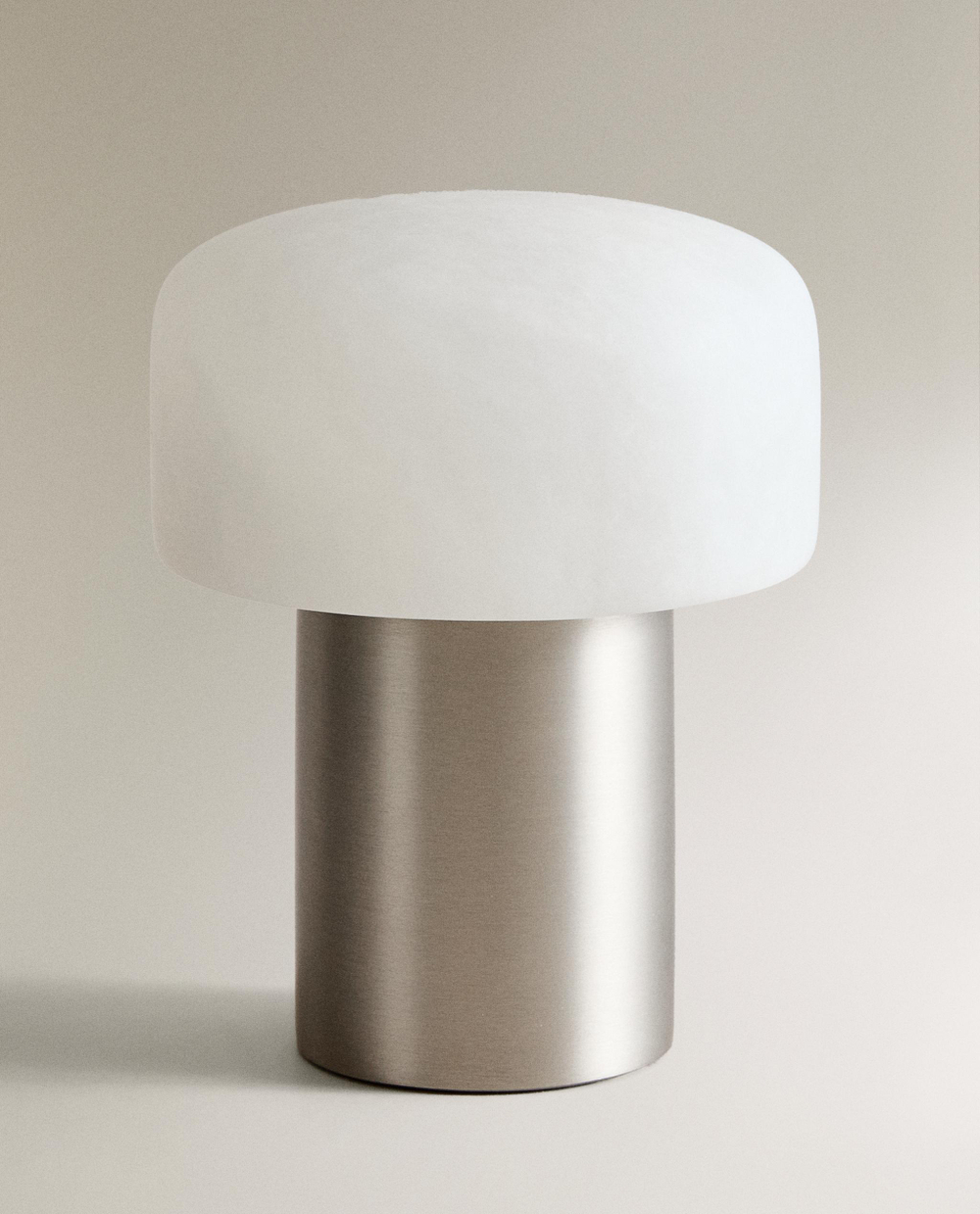 Zara Home Настольная лампа, цвет серебристый, 14.5 см