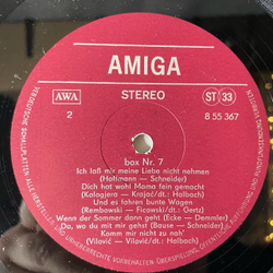 Винтажная виниловая пластинка LP Сборник Немецкой Эстрады Box Nr. 7 (ГДР 1974)