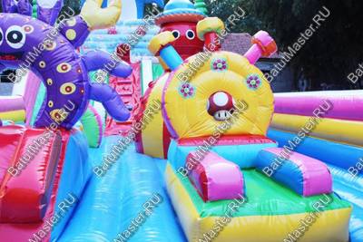 Коммерческий батут "Морские приключения" 14*7*6 м