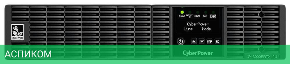 Источник бесперебойного питания CyberPower OL3000ERTXL2U