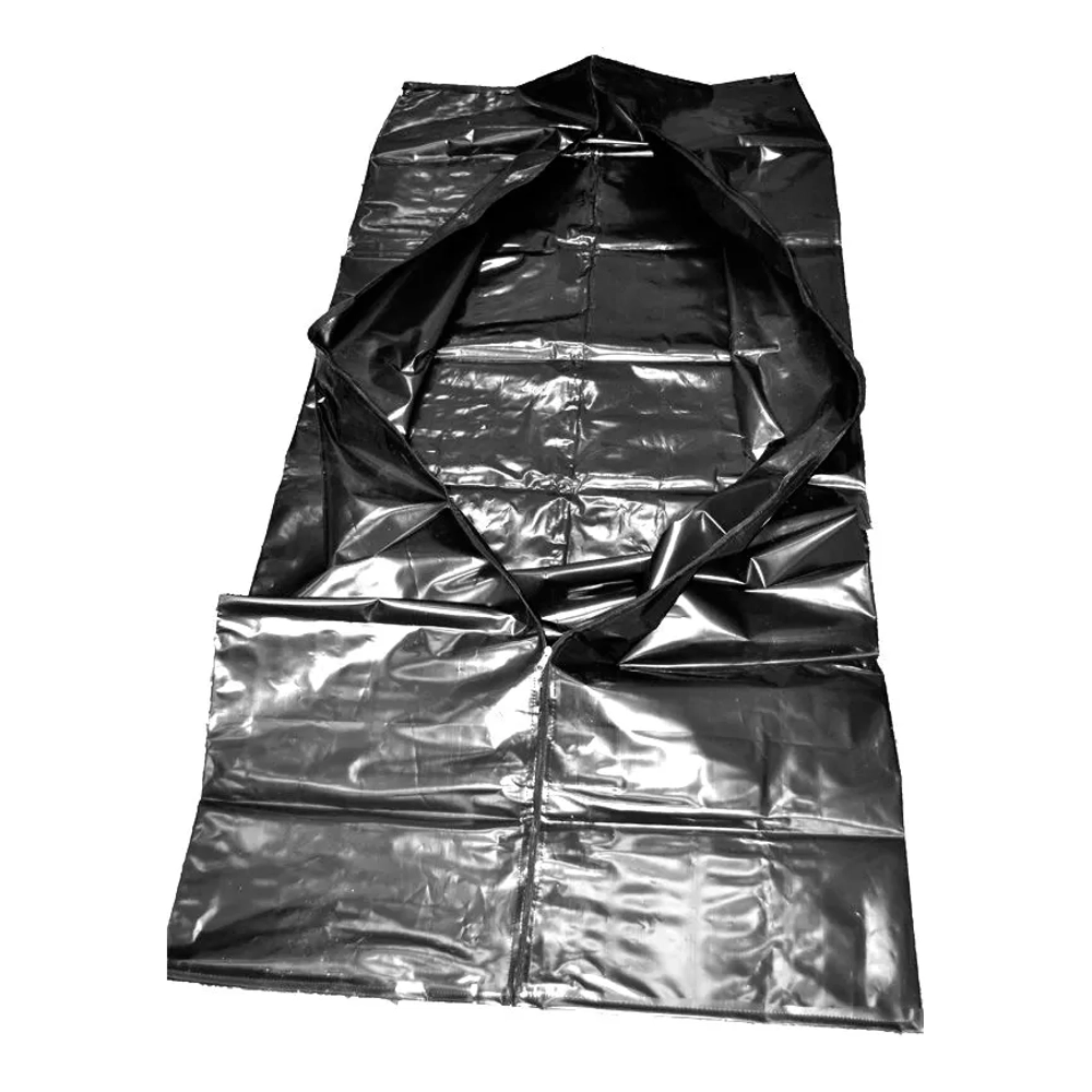 Мешок патологоанатомический 210х90 см ламинированный плотность 75 мкм черный