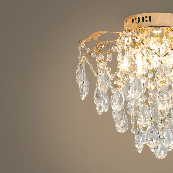 Люстра FR1015PL-L12G Очарование / Charme 12;60 Вт LED с пультом ДУ Freya fr1015pl-l12g