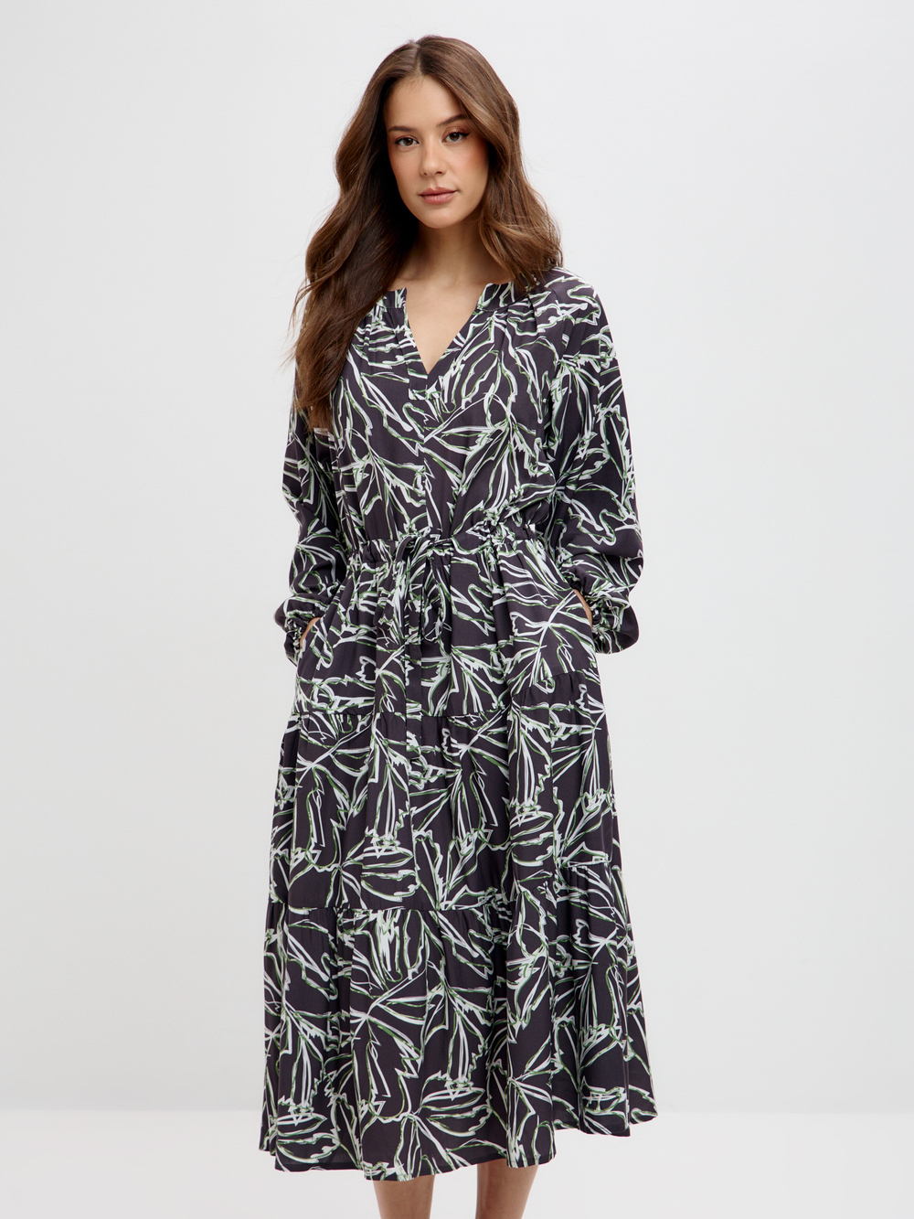 Платье из вискозы