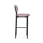 Стул барный Mason, бархат пепельно-бежевый 25