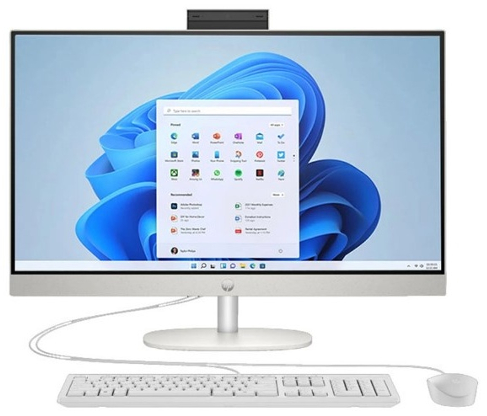 Моноблок HP All-in-One 27-cr0046ci B08WDEA белый