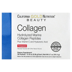 California Gold Nutrition, пептиды коллагена с витамином C и гиалуроновой кислотой, со вкусом граната, 30 пакетиков по 5,38 г