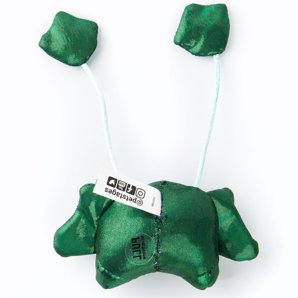 Игрушка Petstages для кошек "Танцующий лягушонок со звуком" с кошачьей мятой 14 см Игрушка Petstages для кошек "Танцующий лягушонок со звуком" с кошачьей мятой 14 см