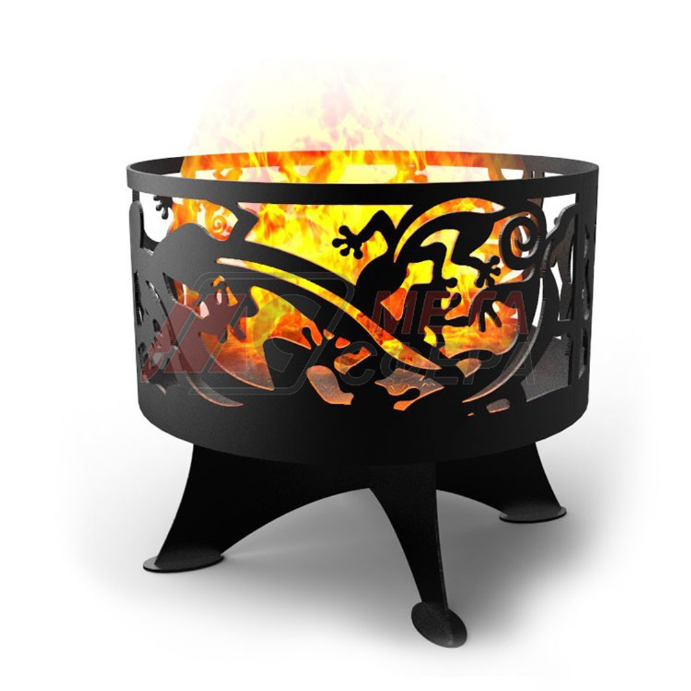 Чаша костровая Саламандры кольцо