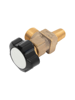 Вентиль для баллонов ВК-2 Gigant (кислород/азот/аргон/гелий/углекислота; латунь; подключение W19.2; выход G3/4) GT-107GS