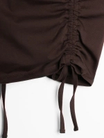 Летняя женская юбка с завязками