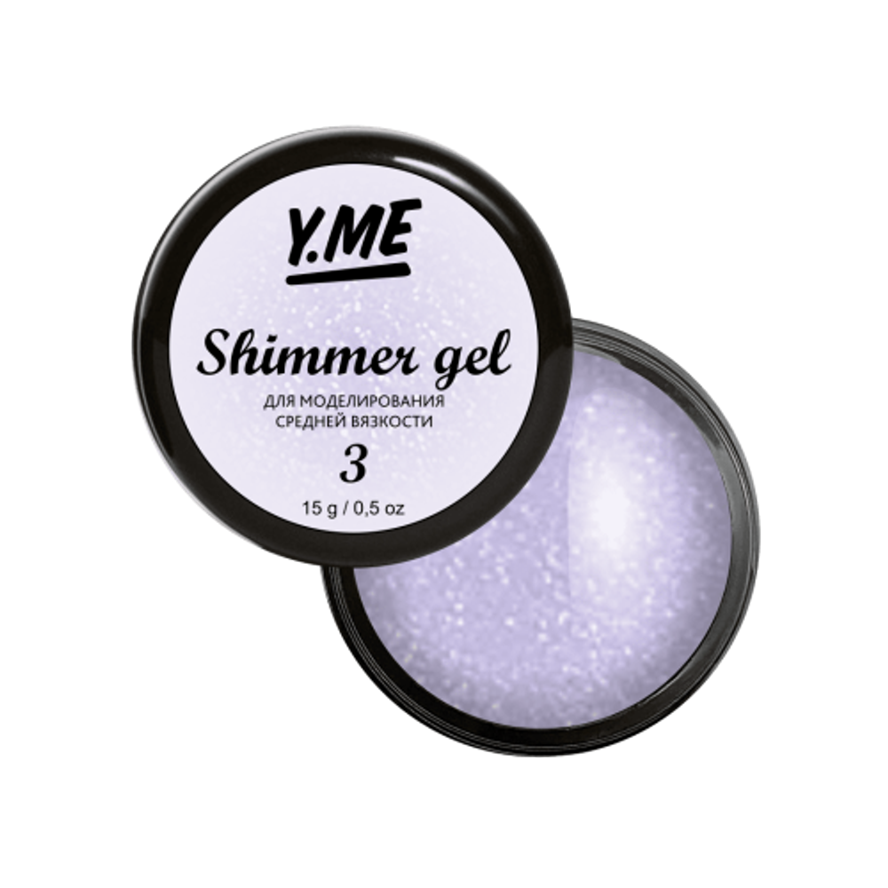 Y.me Гель Shimmer gel 03, 15г