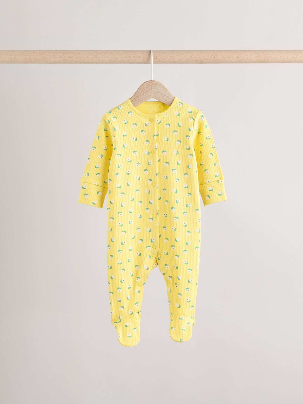 Комбинезон / Cлип для малышей Next E18-345, 4 шт., Светло-зеленый, Белый, Желтый, Голубой