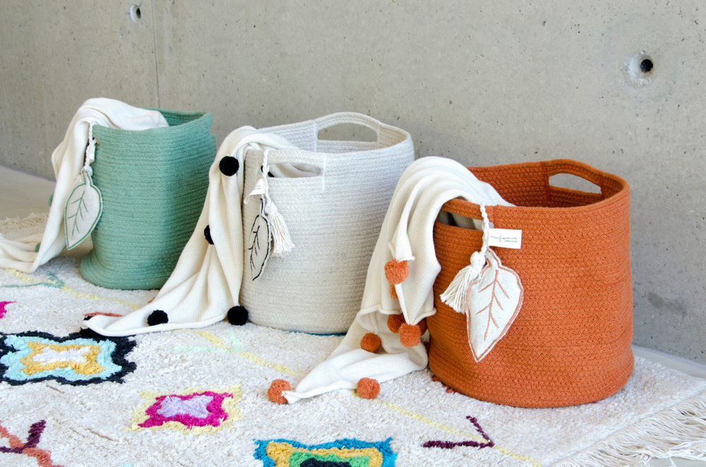 Корзина Lorena Canals Leaf Terracota (30 x Ø30 см)