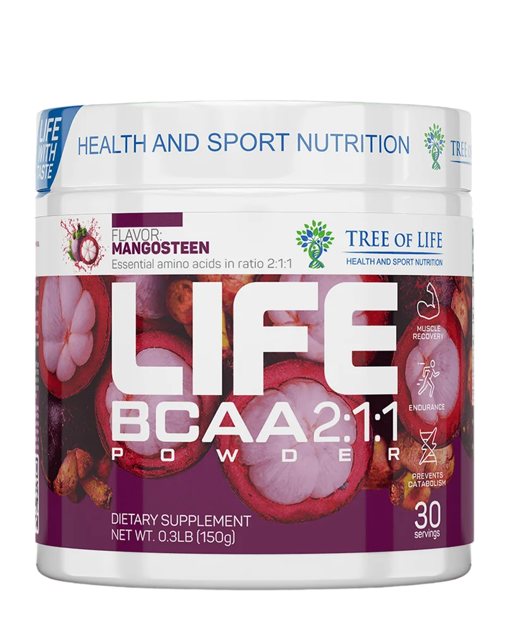 Tree of Life BCAA 2:1:1 150 g, БСАА Аминокислоты