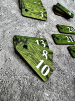 Номерки для ключей 2х5см