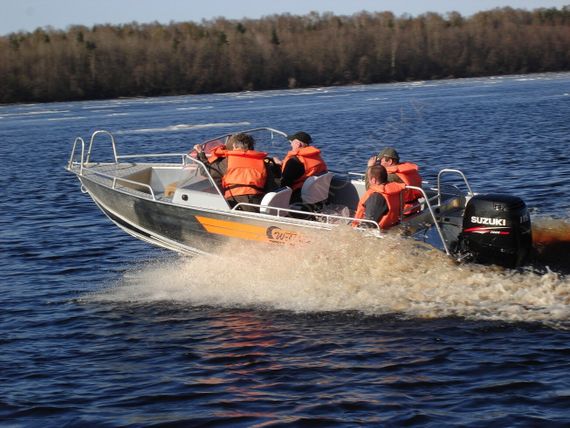 Алюминиевая лодка Wellboat 53 DC