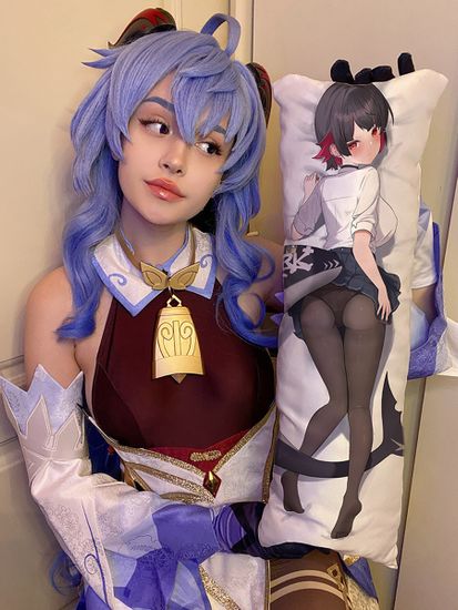 Мини дакимакура Эллен Джо Zenless Zone Zero арт. M1301, 60х20 см