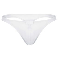 Мужские трусы тонги белые Clever Moda DESIRABLE THONG 183001