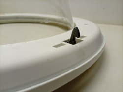 WISL82 кт57 Люк в сборе для стиральной машины Indesit 115842 б/у