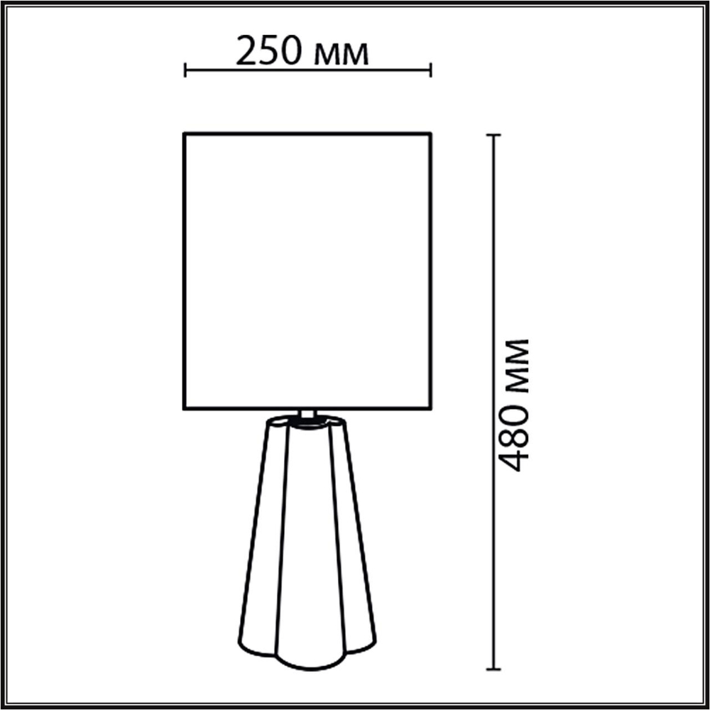 8124/1T COMFI LN26 478 черный, керамика/текстиль Настольная лампа E27 1*60W 220V HINAMI