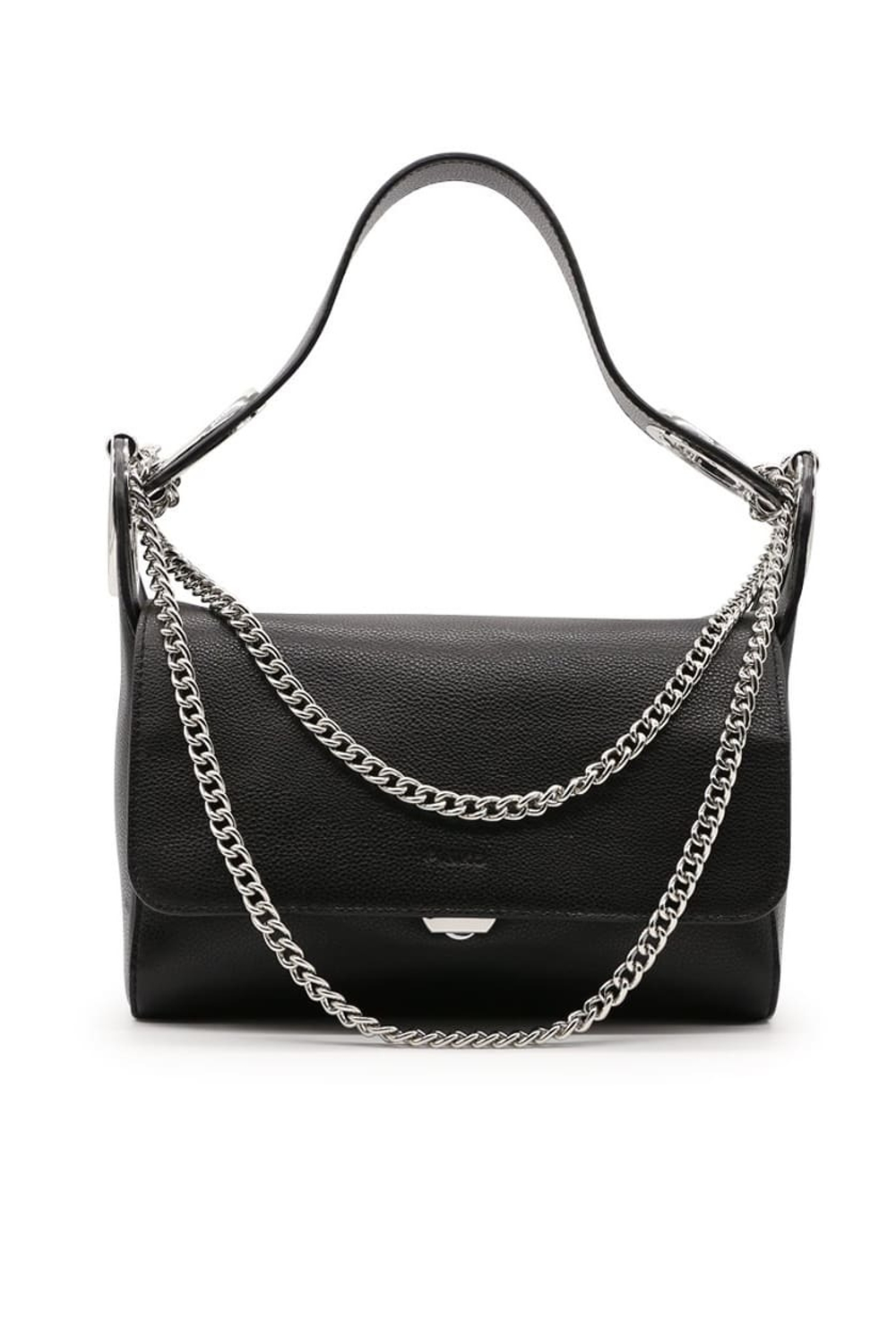 SHOULDER BAG INFINITY BUBBLES - black