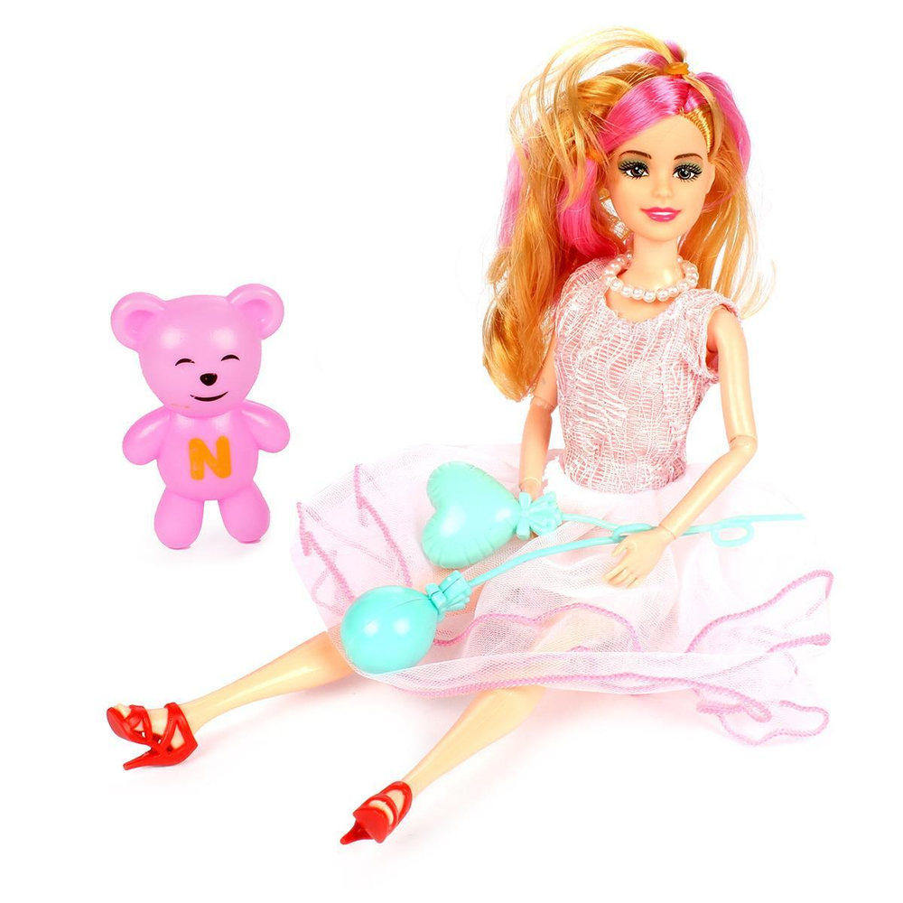 Кукла тип Модель на шарнирах с аксесс. коробка KP160-2