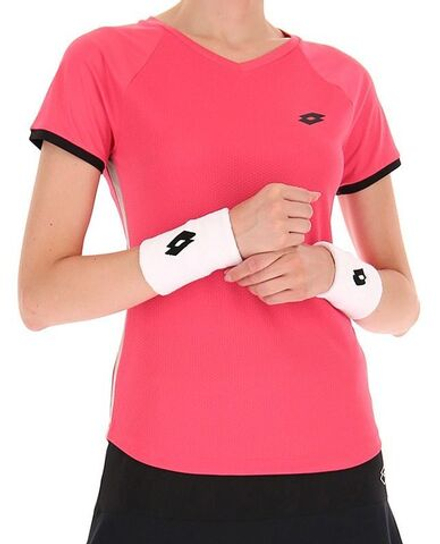 Женская теннисная футболка Lotto Superrapida W VI T-Shirt - Розовый