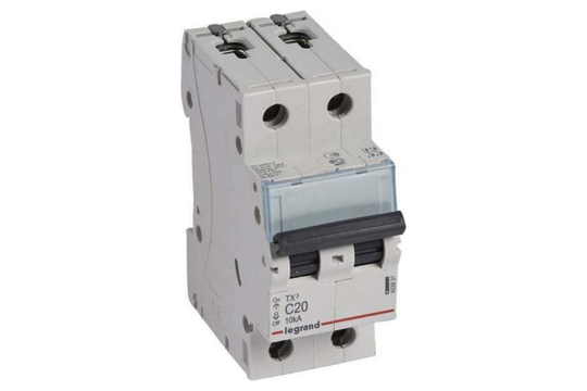 Автоматический выключатель C20A 2П 6000/10kA Tx3 Legrand