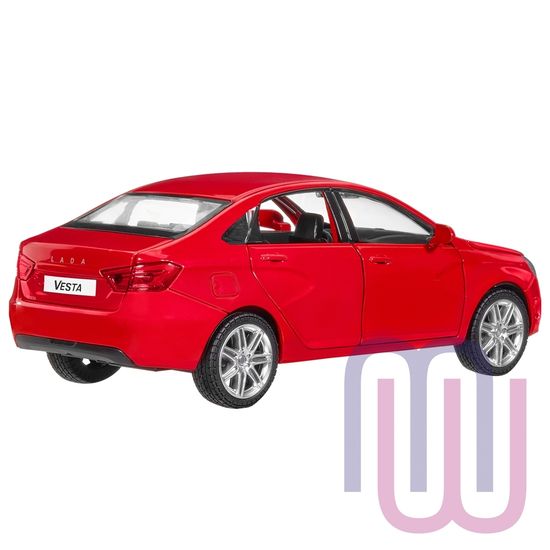 МОДЕЛЬ МАШИНЫ 1/24 LADA VESTA СЕДАН КРАСНЫЙ