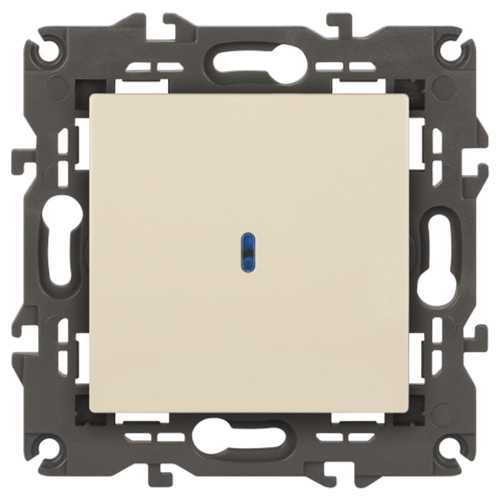 Выключатель ЭРА Elegance 14-1102-02 с подсветкой 10АХ-250В IP20 слоновая кость