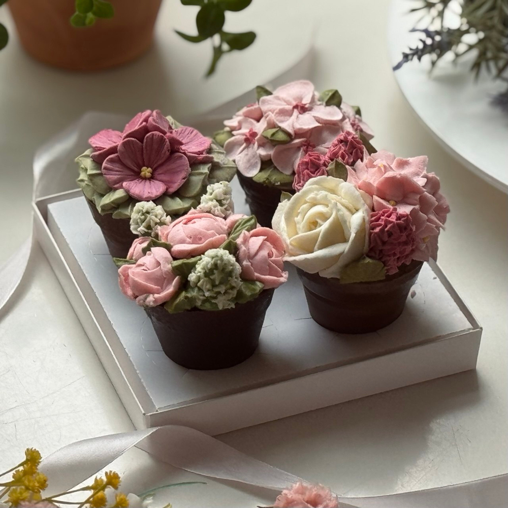 Набор “Пудровая коллекция” — четыре вкуса, четыре букета