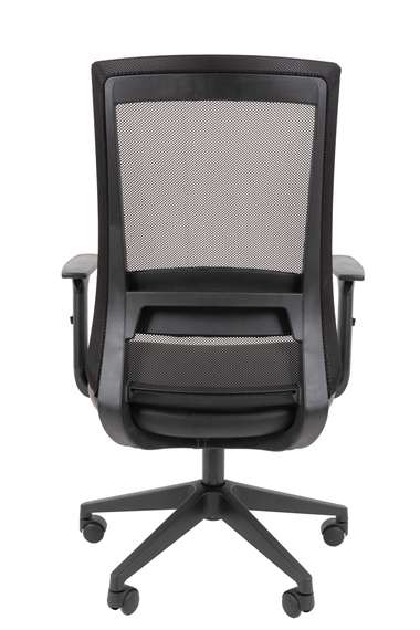 Офисное кресло Chairman 500LT Россия экокожа черный/TW-01 черный Б/П