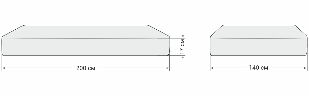 Матрас КОМФОРТ 140*200