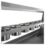 Фризер для жареного мороженого Foodatlas KCB-2F (контейнеры, стол для топпингов, 2 компрессора)