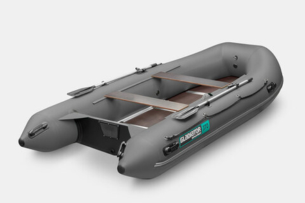 Надувная лодка GLADIATOR B420 темно-серый