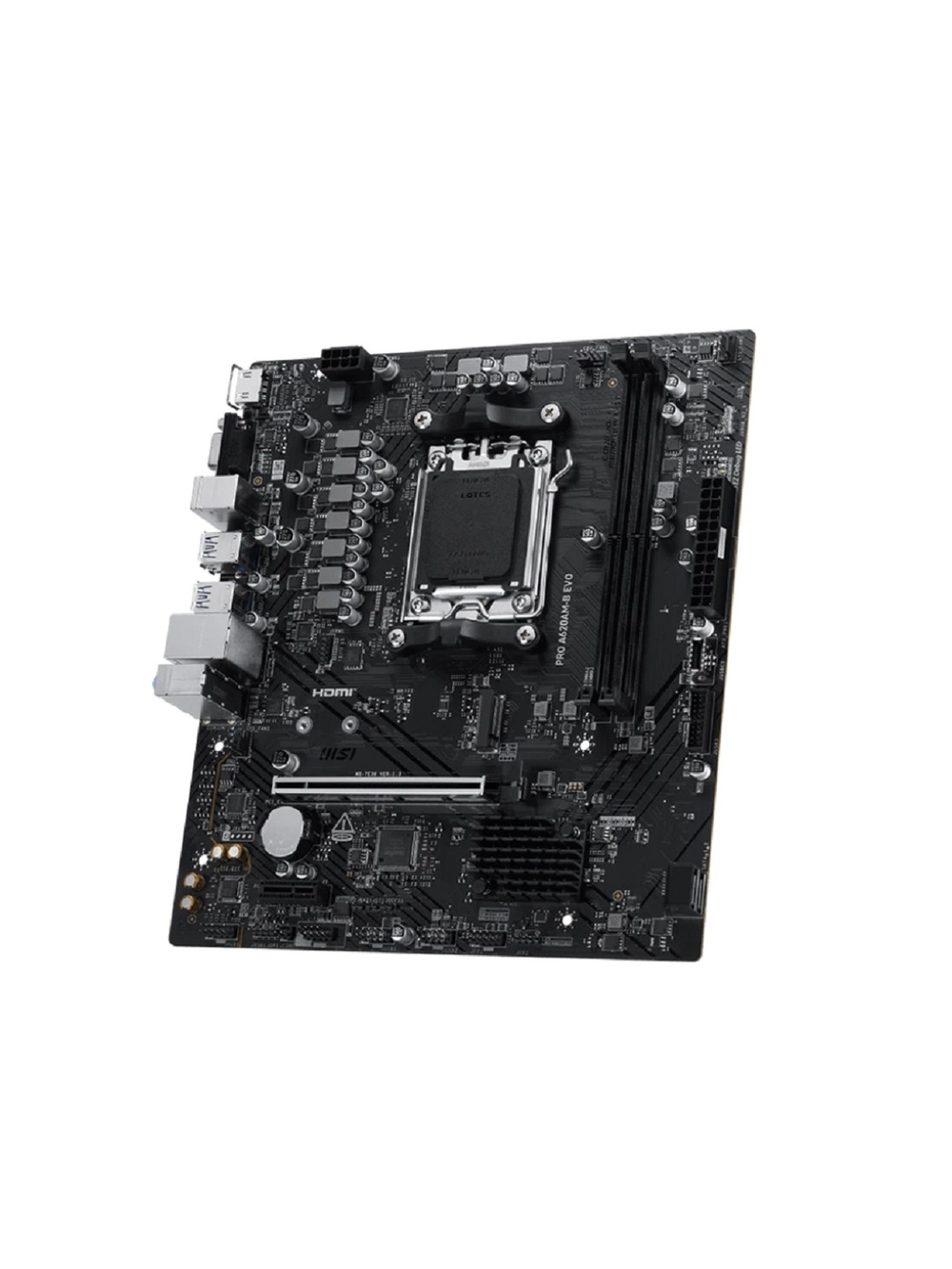 Материнская плата MSI PRO A620AM-B EVO Socket AM5 AMD A620A 2xDDR5 mATX AC`97 8ch(7.1) 2.5Gg RAID+VGA+HDMI