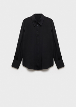 Струящаяся рубашка с атласным блеском