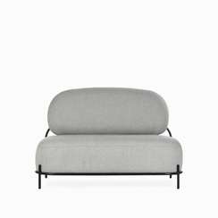 Двухместный диван Pawai 125 см, серый