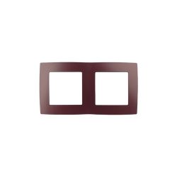 12-5002-25 ЭРА Рамка на 2 поста, Эра12, бордо | Эра 12 Бордо