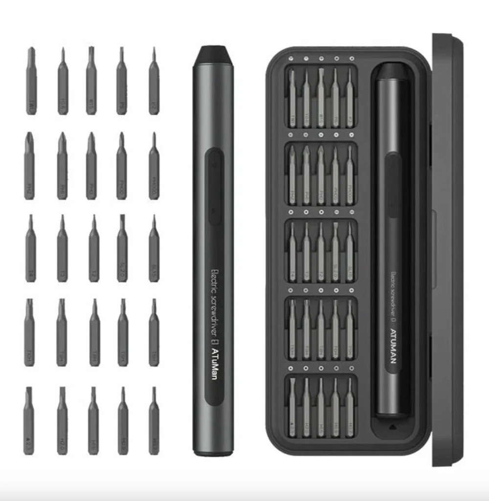 Электрическая отвертка DUKA ATuMan E1 25 в 1 Black