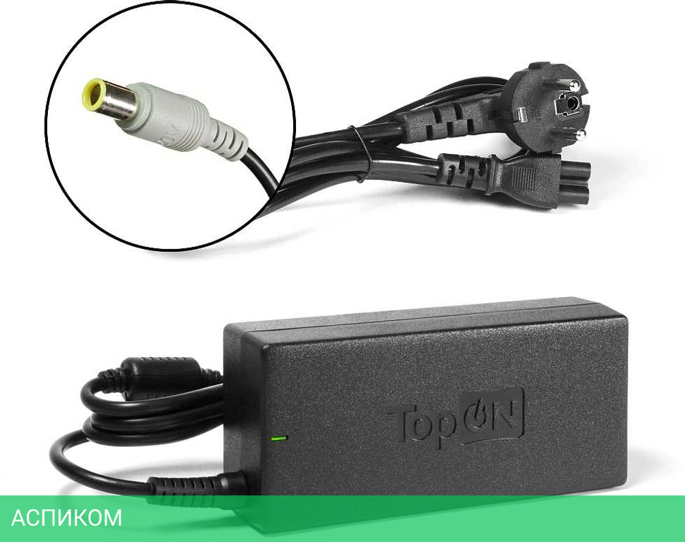 Блок питания для ноутбука TopON 64093 (TOP-IB07)